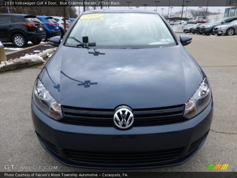 Blue Graphite Metallic / Titan Black 2010 Volkswagen Golf 4 Door