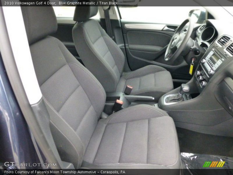 Blue Graphite Metallic / Titan Black 2010 Volkswagen Golf 4 Door