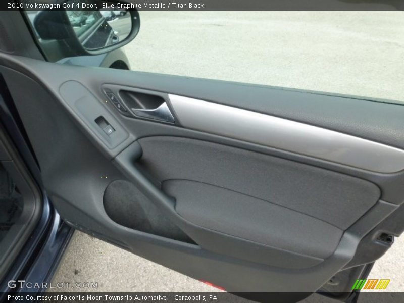 Blue Graphite Metallic / Titan Black 2010 Volkswagen Golf 4 Door