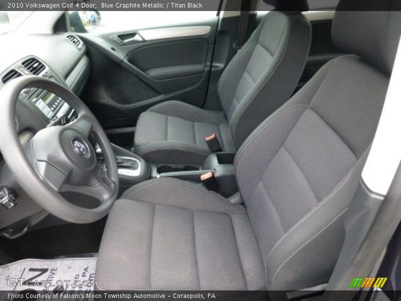 Blue Graphite Metallic / Titan Black 2010 Volkswagen Golf 4 Door