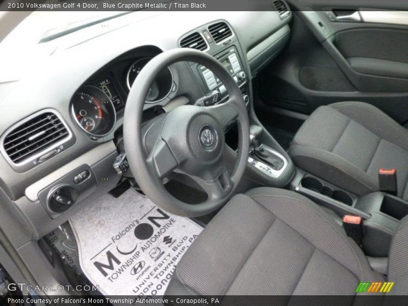 Blue Graphite Metallic / Titan Black 2010 Volkswagen Golf 4 Door
