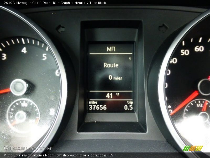 Blue Graphite Metallic / Titan Black 2010 Volkswagen Golf 4 Door