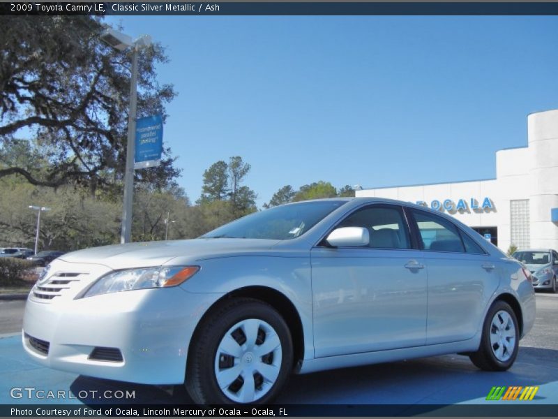 Classic Silver Metallic / Ash 2009 Toyota Camry LE