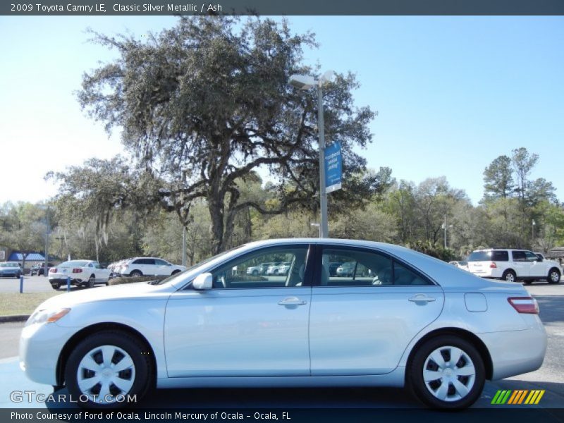 Classic Silver Metallic / Ash 2009 Toyota Camry LE