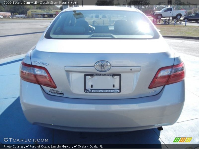 Classic Silver Metallic / Ash 2009 Toyota Camry LE