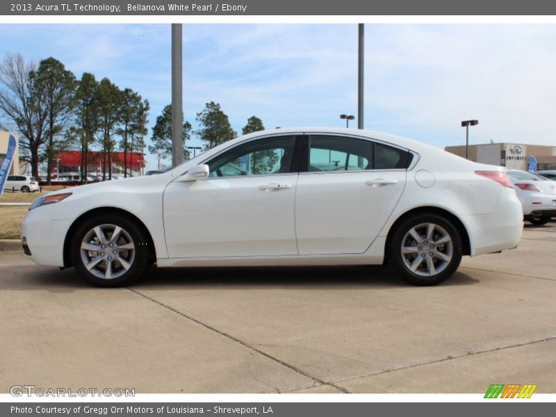 Bellanova White Pearl / Ebony 2013 Acura TL Technology