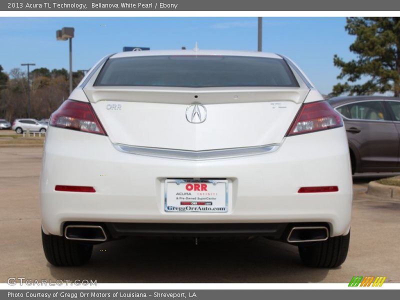 Bellanova White Pearl / Ebony 2013 Acura TL Technology