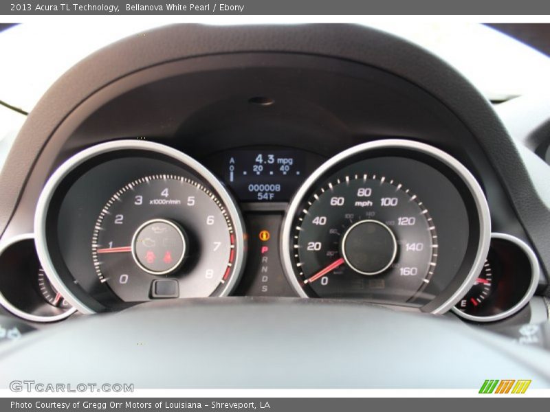 Bellanova White Pearl / Ebony 2013 Acura TL Technology
