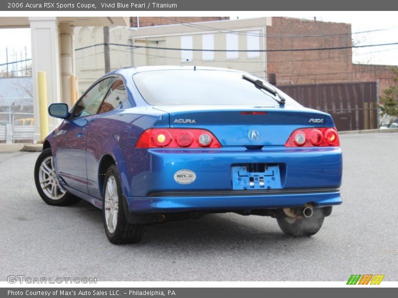 Vivid Blue Pearl / Titanium 2006 Acura RSX Sports Coupe