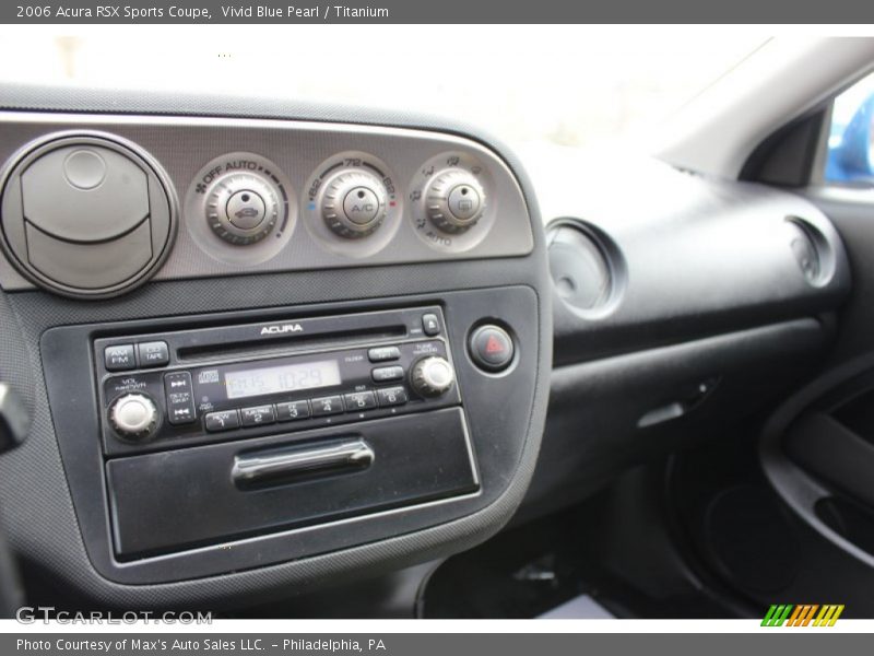 Vivid Blue Pearl / Titanium 2006 Acura RSX Sports Coupe