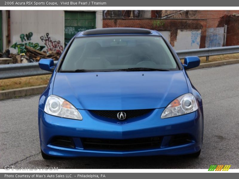 Vivid Blue Pearl / Titanium 2006 Acura RSX Sports Coupe
