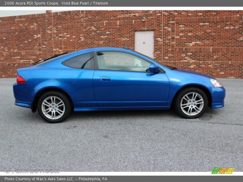 Vivid Blue Pearl / Titanium 2006 Acura RSX Sports Coupe