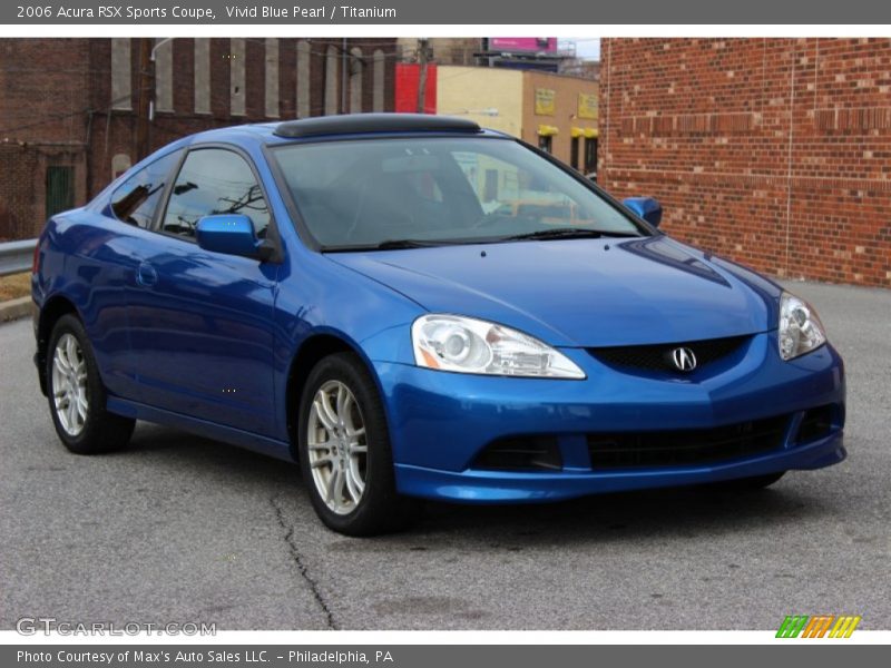 Vivid Blue Pearl / Titanium 2006 Acura RSX Sports Coupe