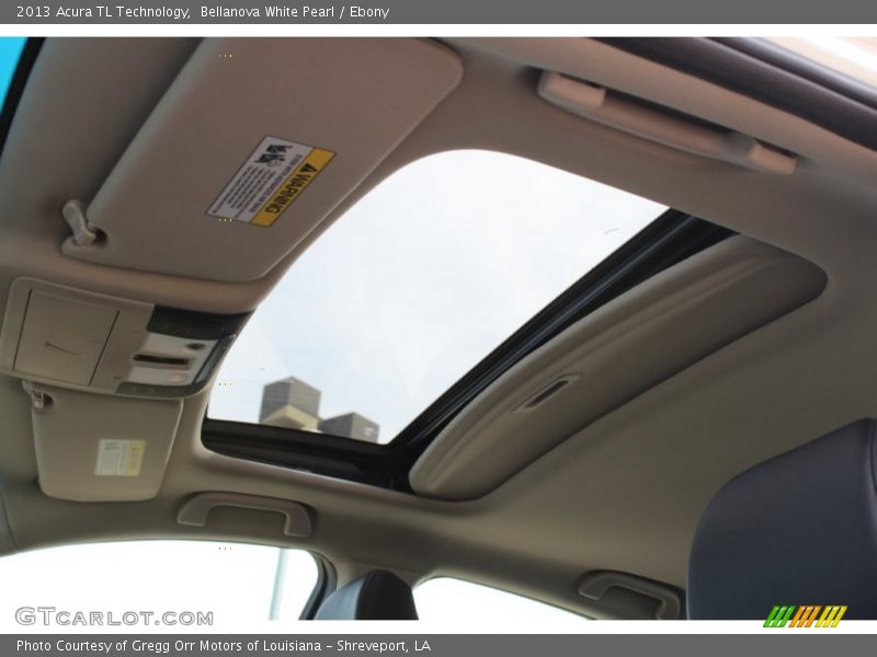 Bellanova White Pearl / Ebony 2013 Acura TL Technology