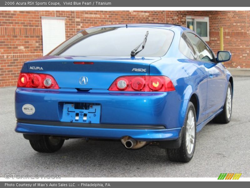Vivid Blue Pearl / Titanium 2006 Acura RSX Sports Coupe