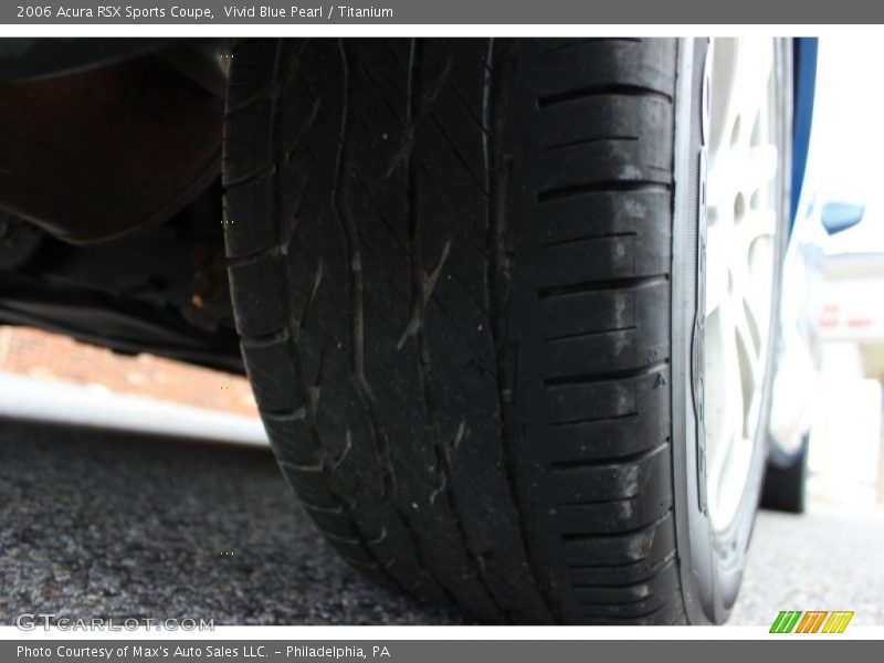 Vivid Blue Pearl / Titanium 2006 Acura RSX Sports Coupe