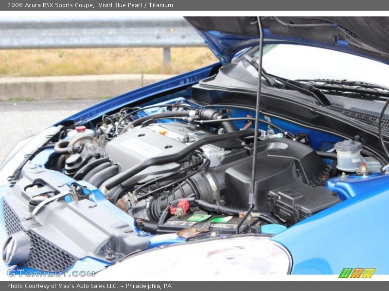 Vivid Blue Pearl / Titanium 2006 Acura RSX Sports Coupe