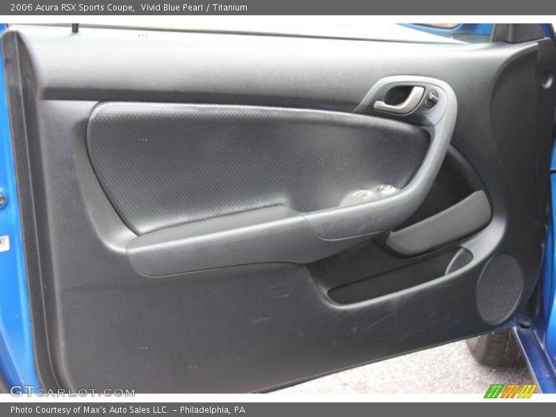 Vivid Blue Pearl / Titanium 2006 Acura RSX Sports Coupe