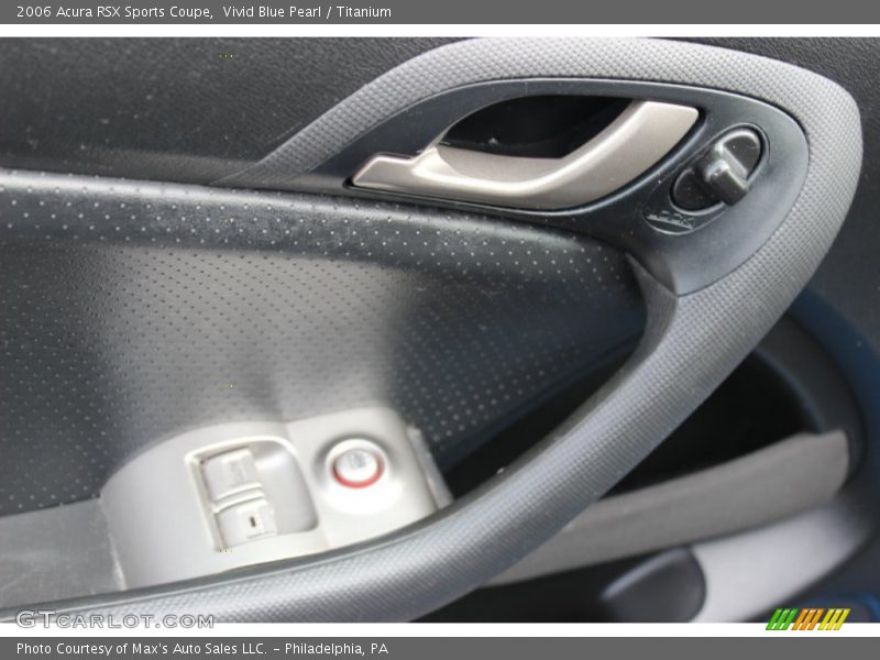 Vivid Blue Pearl / Titanium 2006 Acura RSX Sports Coupe