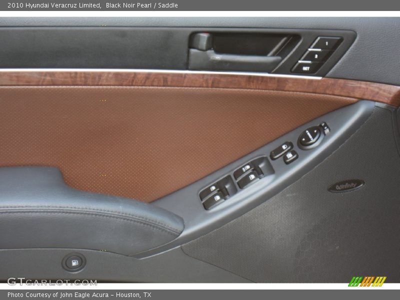 Black Noir Pearl / Saddle 2010 Hyundai Veracruz Limited
