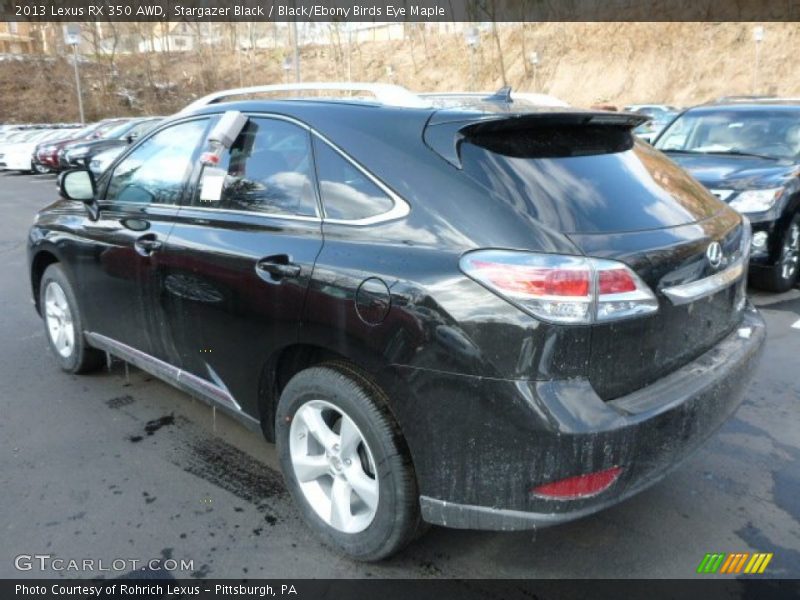 Stargazer Black / Black/Ebony Birds Eye Maple 2013 Lexus RX 350 AWD