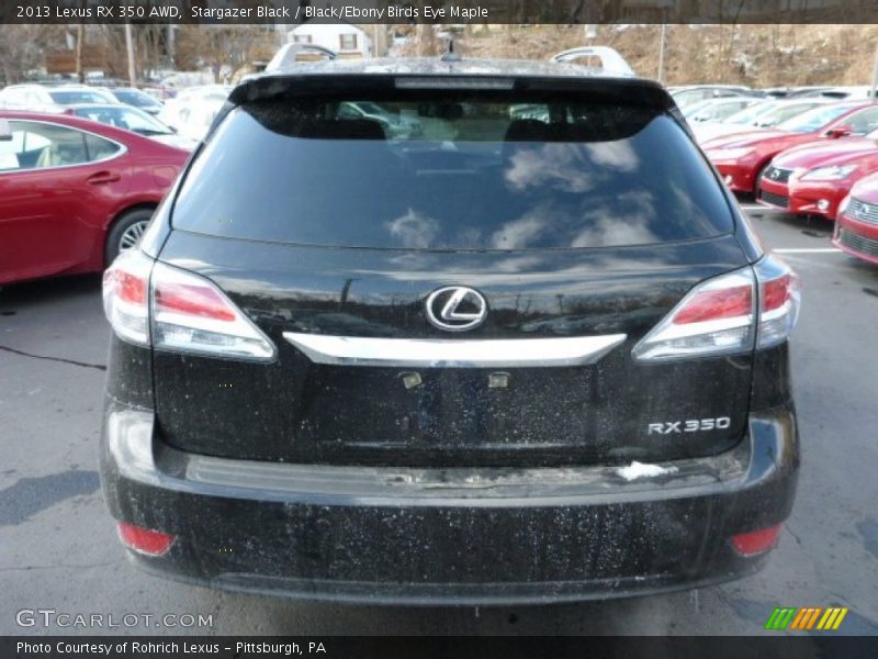 Stargazer Black / Black/Ebony Birds Eye Maple 2013 Lexus RX 350 AWD