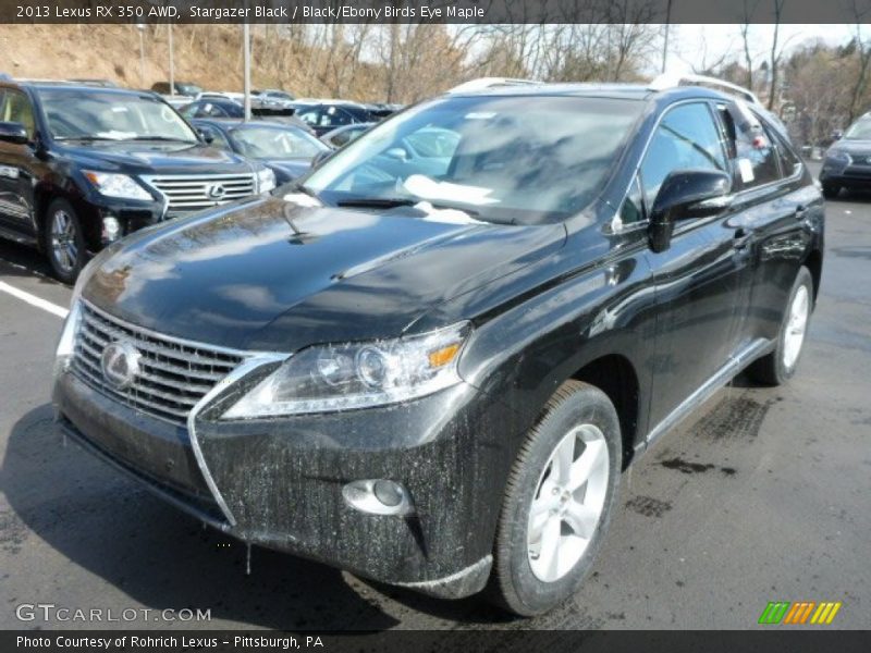 Stargazer Black / Black/Ebony Birds Eye Maple 2013 Lexus RX 350 AWD