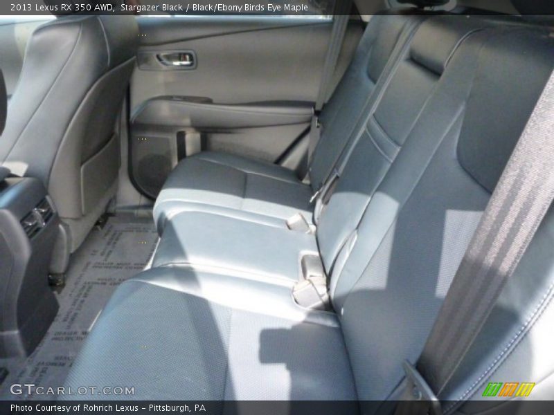 Stargazer Black / Black/Ebony Birds Eye Maple 2013 Lexus RX 350 AWD