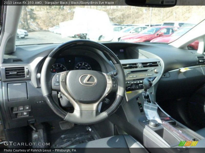 Stargazer Black / Black/Ebony Birds Eye Maple 2013 Lexus RX 350 AWD