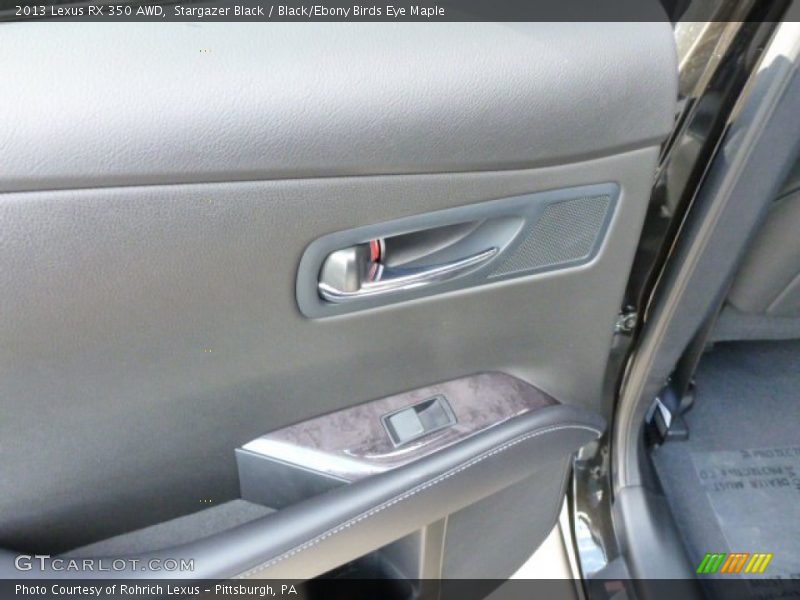 Stargazer Black / Black/Ebony Birds Eye Maple 2013 Lexus RX 350 AWD