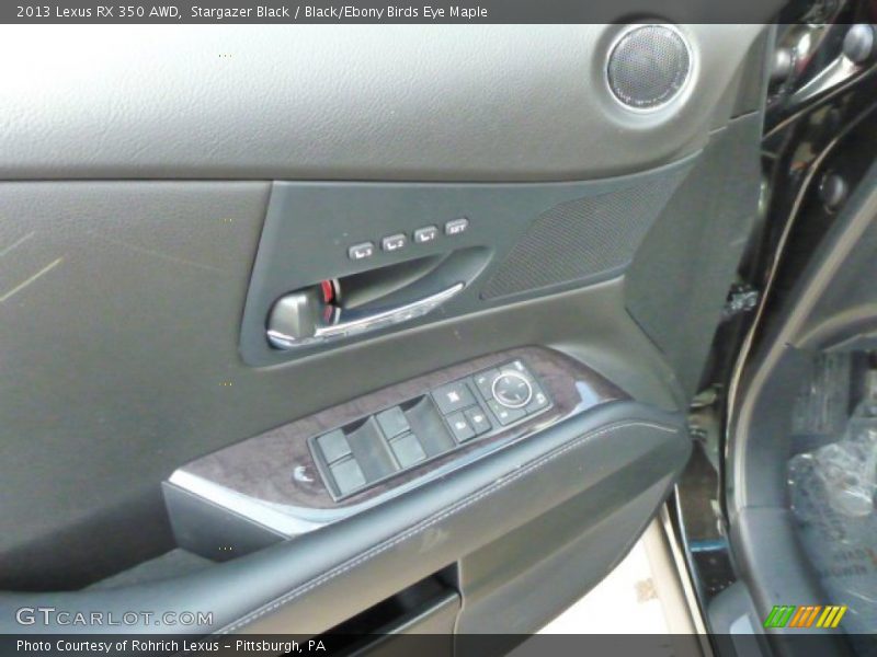 Stargazer Black / Black/Ebony Birds Eye Maple 2013 Lexus RX 350 AWD