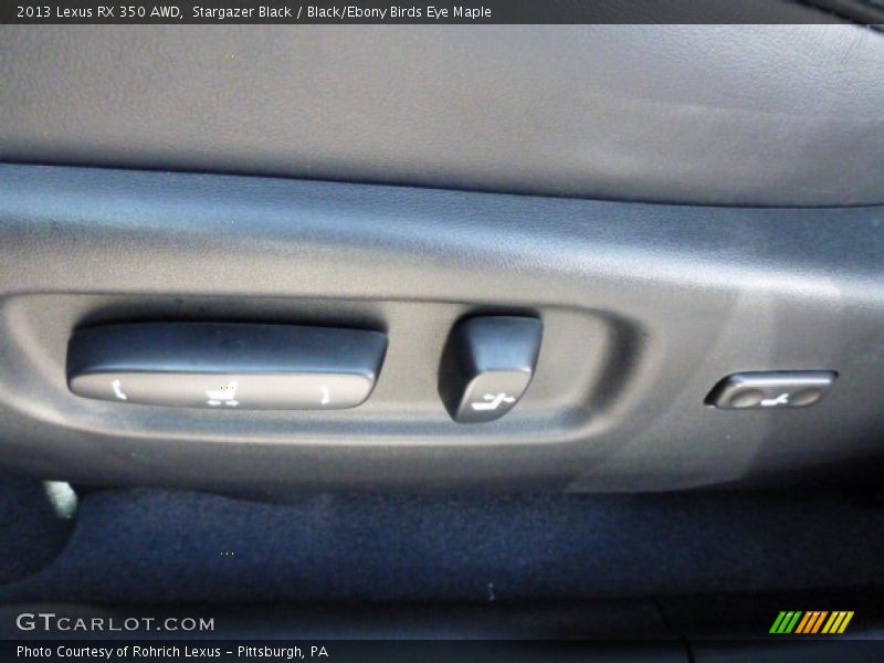 Stargazer Black / Black/Ebony Birds Eye Maple 2013 Lexus RX 350 AWD