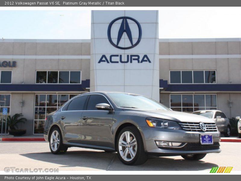 Platinum Gray Metallic / Titan Black 2012 Volkswagen Passat V6 SE