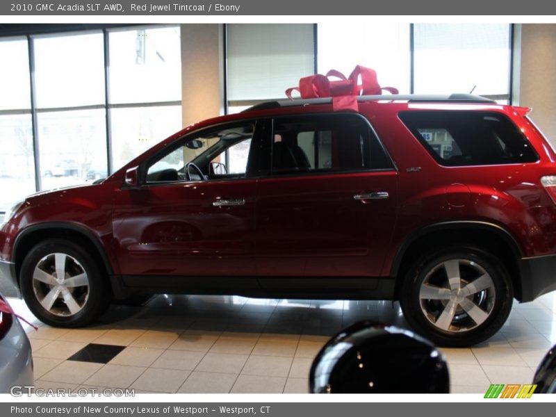 Red Jewel Tintcoat / Ebony 2010 GMC Acadia SLT AWD