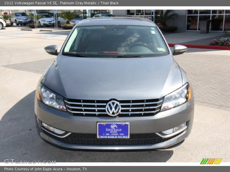 Platinum Gray Metallic / Titan Black 2012 Volkswagen Passat V6 SE