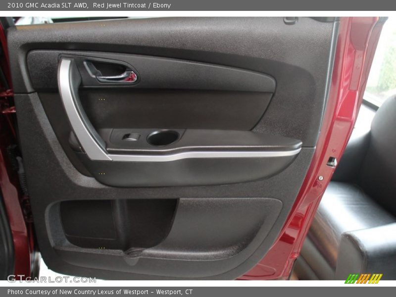 Red Jewel Tintcoat / Ebony 2010 GMC Acadia SLT AWD