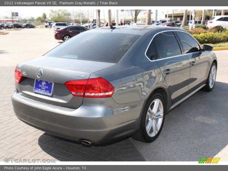 Platinum Gray Metallic / Titan Black 2012 Volkswagen Passat V6 SE