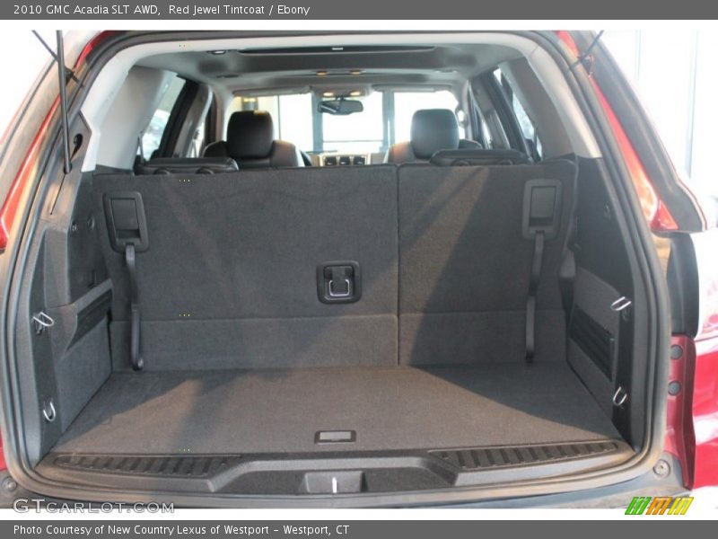 Red Jewel Tintcoat / Ebony 2010 GMC Acadia SLT AWD