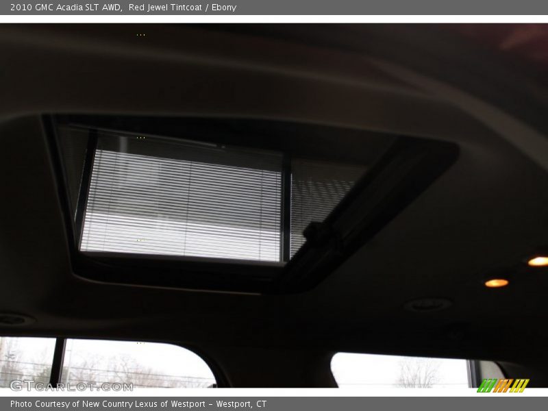 Red Jewel Tintcoat / Ebony 2010 GMC Acadia SLT AWD