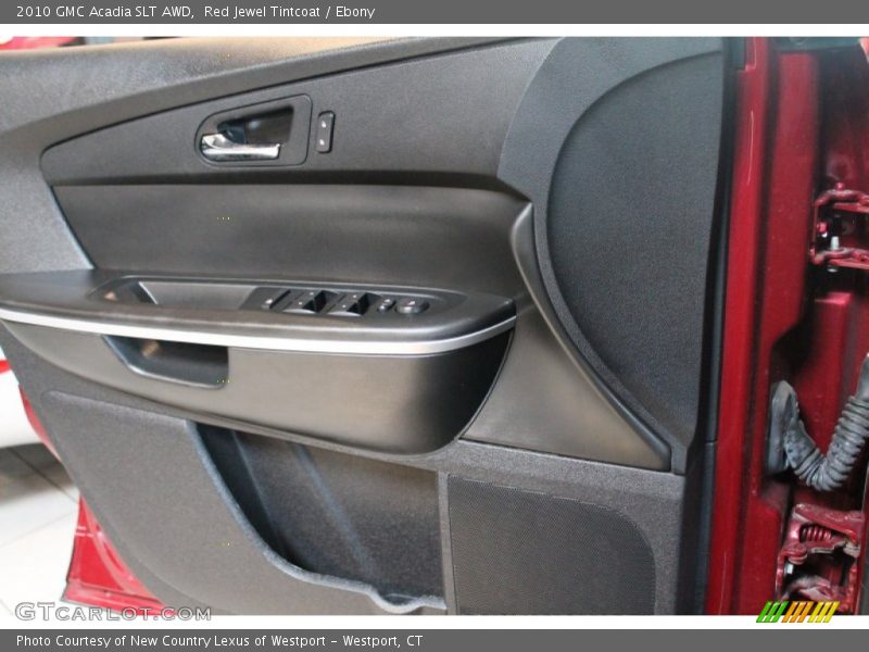 Red Jewel Tintcoat / Ebony 2010 GMC Acadia SLT AWD