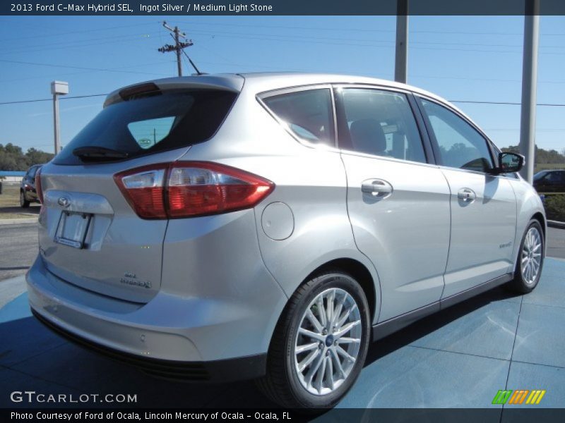 Ingot Silver / Medium Light Stone 2013 Ford C-Max Hybrid SEL