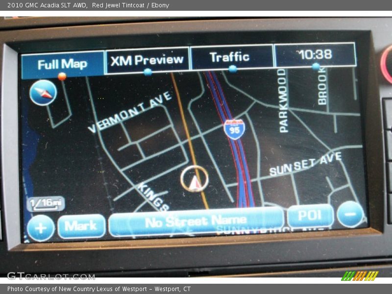 Red Jewel Tintcoat / Ebony 2010 GMC Acadia SLT AWD