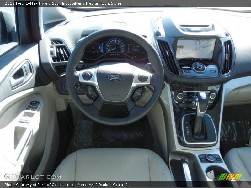 Ingot Silver / Medium Light Stone 2013 Ford C-Max Hybrid SEL