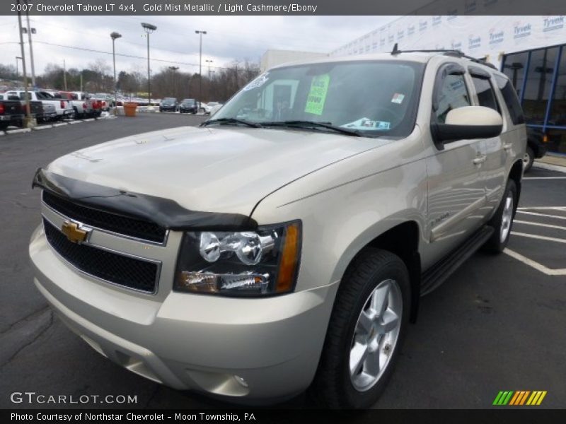 Gold Mist Metallic / Light Cashmere/Ebony 2007 Chevrolet Tahoe LT 4x4