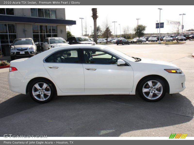 Premium White Pearl / Ebony 2010 Acura TSX Sedan