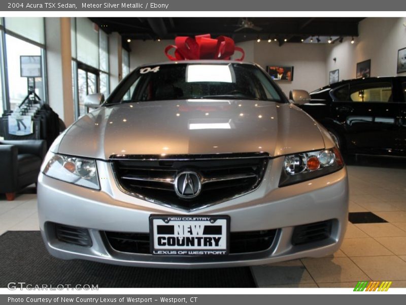 Meteor Silver Metallic / Ebony 2004 Acura TSX Sedan