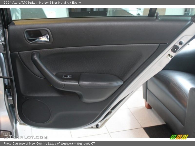 Meteor Silver Metallic / Ebony 2004 Acura TSX Sedan