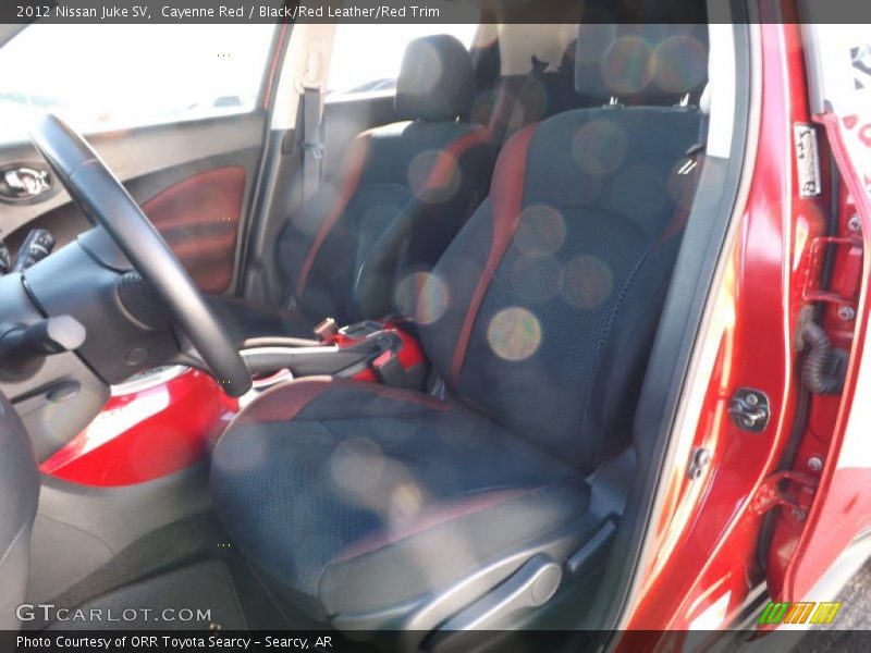 Cayenne Red / Black/Red Leather/Red Trim 2012 Nissan Juke SV