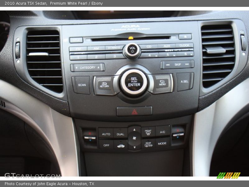 Premium White Pearl / Ebony 2010 Acura TSX Sedan