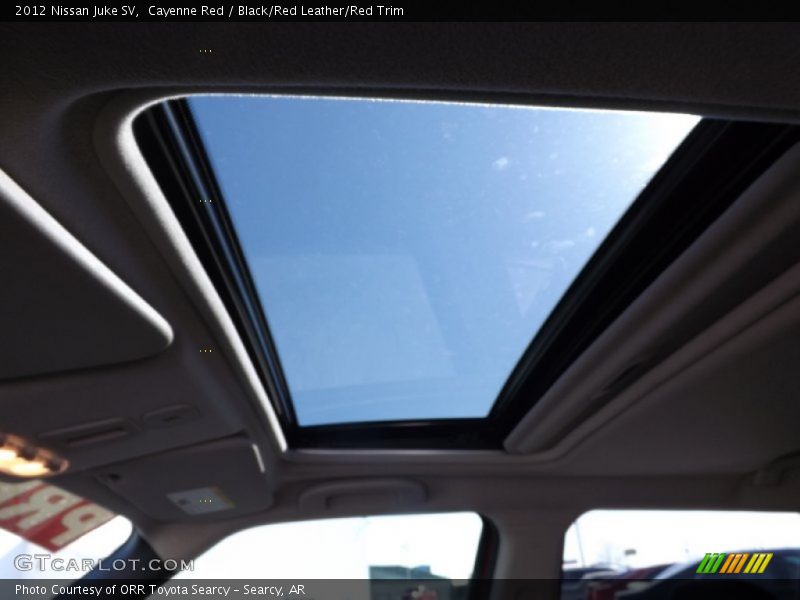 Cayenne Red / Black/Red Leather/Red Trim 2012 Nissan Juke SV